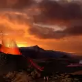 Вулкан в Чили бълва стъклена лава