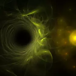 Черна дупка изяжда галактиката ни